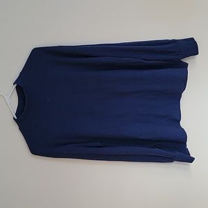 NWT a.n.a Women's Blue Long Sleeve Shirt